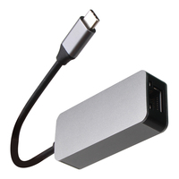 Adaptador VCOM USB-C a RJ45, Sin Necesidad de Controladores, Tarjeta de Red Externa para Portátil, 2.5 Gigabit, para Oficina, Computadora, Internet