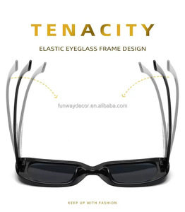 Gafas de Sol de Moda Vintage 2025, Unisex, Retro, Montura Cuadrada Pequeña, Ligeras, Duraderas, PC UV400, Cómodas, Montura Completa para Hombre - Product Image 5