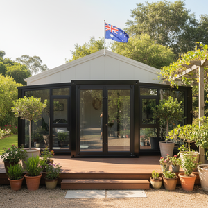Casa Contenedor Plegable y Expandible de Panel Sándwich, Casa Prefabricada Pequeña para Vivienda Temporal <span class=keywords><strong>con</strong></span> 1 Año de Garantía por Smartbuild - Product Image 1