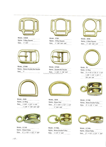 Anel D Sólido de Latão para Cavalo - Product Image 4