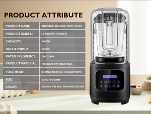 Licuadora Comercial de Alta Resistencia 8003A, Equipo de Cocina, Licuadora de Alta Velocidad, Mejor <span class=keywords><strong>Precio</strong></span>, Procesador de Alimentos, Licuadora Silenciosa - Product Image 5