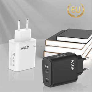 Cargador de Teléfono Móvil de 40 W, Enchufe EU, US, UK, Tipo C, <span class=keywords><strong>Carga</strong></span> Rápida para Android, <span class=keywords><strong>Carga</strong></span> Súper Rápida para Samsung/Xiaomi/<span class=keywords><strong>Huawei</strong></span> - Product Image 2