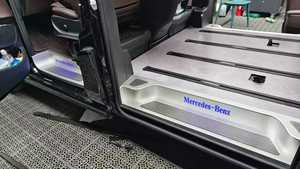 Pedal de bienvenida LED de repuesto para <span class=keywords><strong>Mercedes</strong></span> Benz <span class=keywords><strong>Vito</strong></span> V250 V260 W447, placa protectora de umbral de puerta de aleación de aluminio, reacondicionamiento - Product Image 5