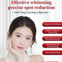 Ensemble de soins de la peau éclaircissants pour le visage à la vitamine C, 3 pièces, sérum et crème, éliminateur de taches brunes, correcteur de pigmentation, meilleur ensemble éclaircissant pour la peau