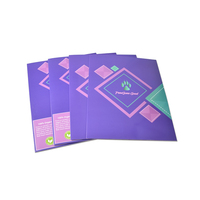 Carpeta de Presentación A4 Personalizada con Dos Bolsillos, Laminación Mate/Brillante, Diseño de Logotipo Personalizado para Reuniones de Alta Dirección, Documentos Importantes