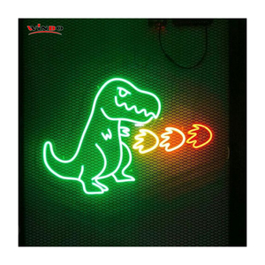 Winbo-Letrero de neón personalizado con logotipo de dinosaurio, luz LED personalizada para tienda de juguetes de dormitorio, luces LED personalizadas - Product Image 3