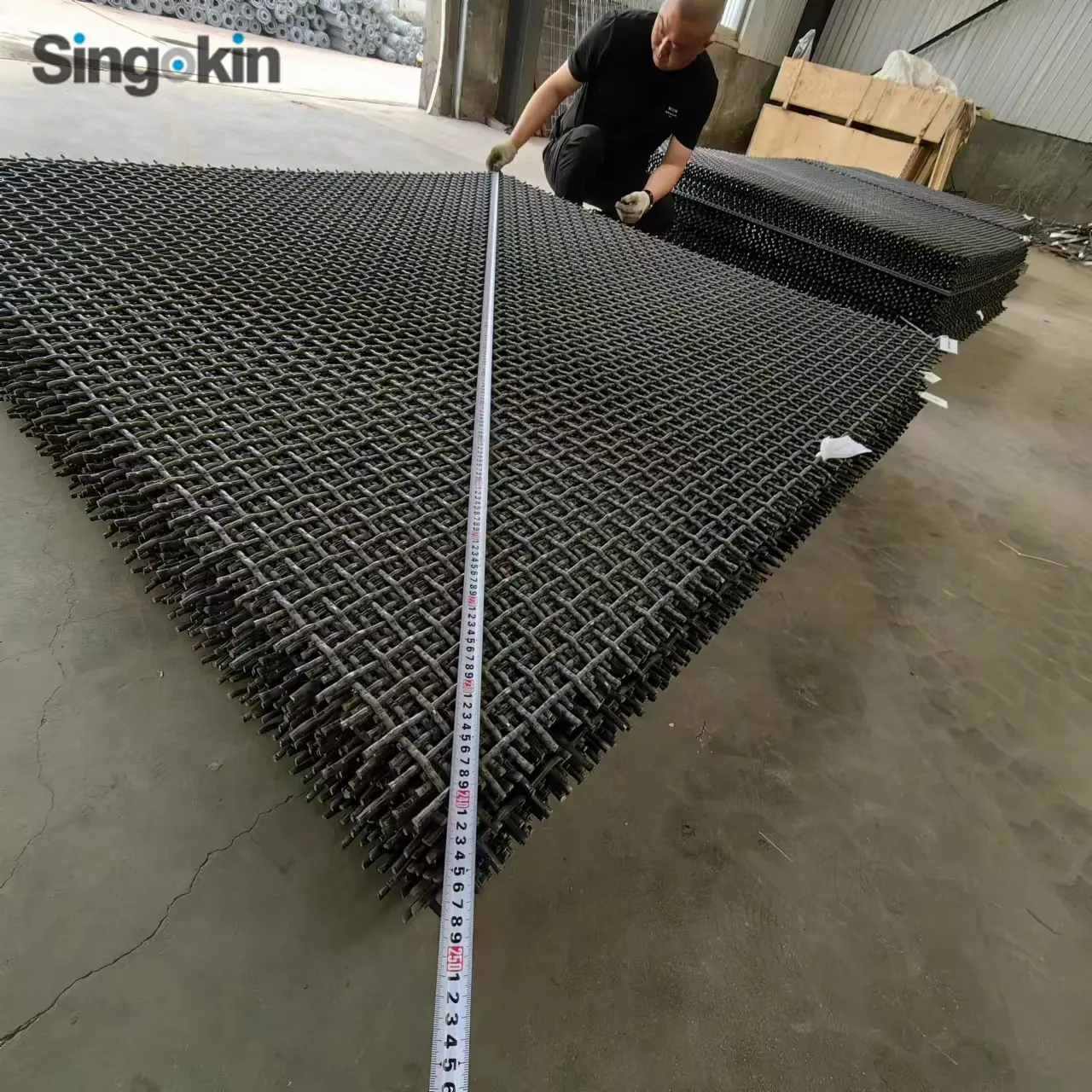 Supplier of Vibrating Screen Wire Cloth Sand Screen Rock Crusher Wire Mesh