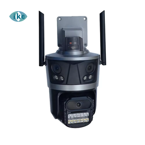 Icsee Alexa hỗ trợ 360 độ 8MP Dome <span class=keywords><strong>Camera</strong></span> An Ninh ba ống kính không dây chuyển động báo động không thấm nước IPC còi báo động ánh sáng CMOS NVR - Product Image 1