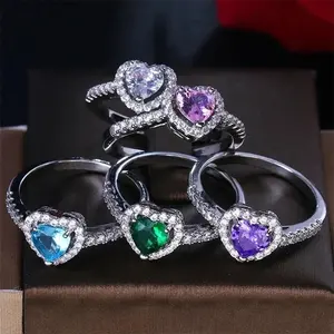 Modeschmuck 925 Silber hochwertiges Original-iPandoraer 198421c01 Zirkon-Ring Schmuckset für Damen Geschenk