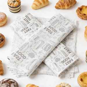 Papier parchemin imprimé personnalisé, simple face, 40 g/m², résistant, impression simple face, feuilles de cuisson pour la cuisson de pizzas - Product Image 1