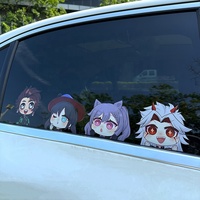 Autocollants de fenêtre de voiture personnalisés imperméables et amovibles, nouveau design, fenêtre familiale, dessin animé, espion, anime, autocollants de carrosserie