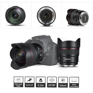 Siêu Góc Rộng Ống Kính Chính YN14MM F2.8 AF MF Tự Động Tập Trung Kim Loại Núi <span class=keywords><strong>Lens</strong></span> Cho Máy Ảnh Canon 5D Mark IV 700D 80D <span class=keywords><strong>T3i</strong></span> M10 60D T6i - Product Image 3