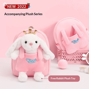 Zaino per Bambini dell'Asilo 3-6 Anni Unisex con Motivo Animale in Peluche, Traspirante e Ultra-Leggero per l'Estate e l'Esterno - Product Image 2