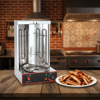 Unité de chauffage infrarouge combinée gaz et électrique haute densité, pièce de rechange de chauffage efficace pour machine à shawarma et kebab
