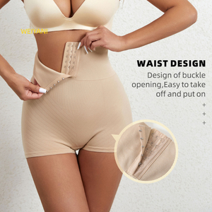 Femmes Shapewear Hip Butt Enhancement Lifting <span class=keywords><strong>Body</strong></span> Shaping Underwear Taille haute Tummy Control Pants Breasted Belt Shorts - Product Image 2