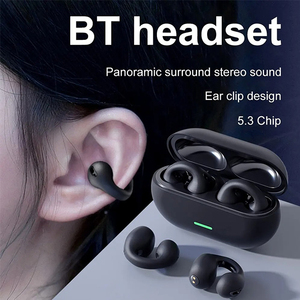 Fones de Ouvido TWS T75 por Condução Óssea com Design de Clip para V5.3 IPX4 à Prova d'Água Bateria de 300mAh — Esportes, Jogos e Chamadas HD - Product Image 4
