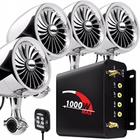 Système audio amplifié pour moto Harley de haute qualité, 4.1 canaux, 600W, en matériau ABS, avec radio multimédia, AUX, USB, fabriqué au Guangdong