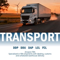 Amazon FBA expédition de fret porte à porte Ddp Ddu fret maritime LCL vers les États-Unis, l'Allemagne et le Canada