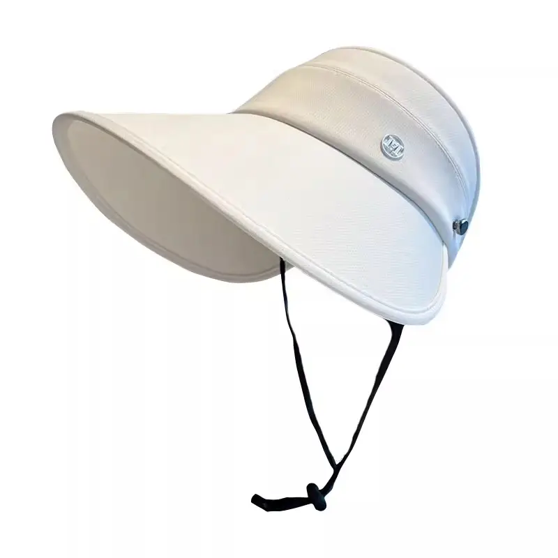 قبعة Chanbol Factory Outlet 2024 ، قبعة علوية فارغة بحواف واسعة واقية من الشمس M Log مقاومة للأشعة فوق البنفسجية قبعات للنساء للصيف