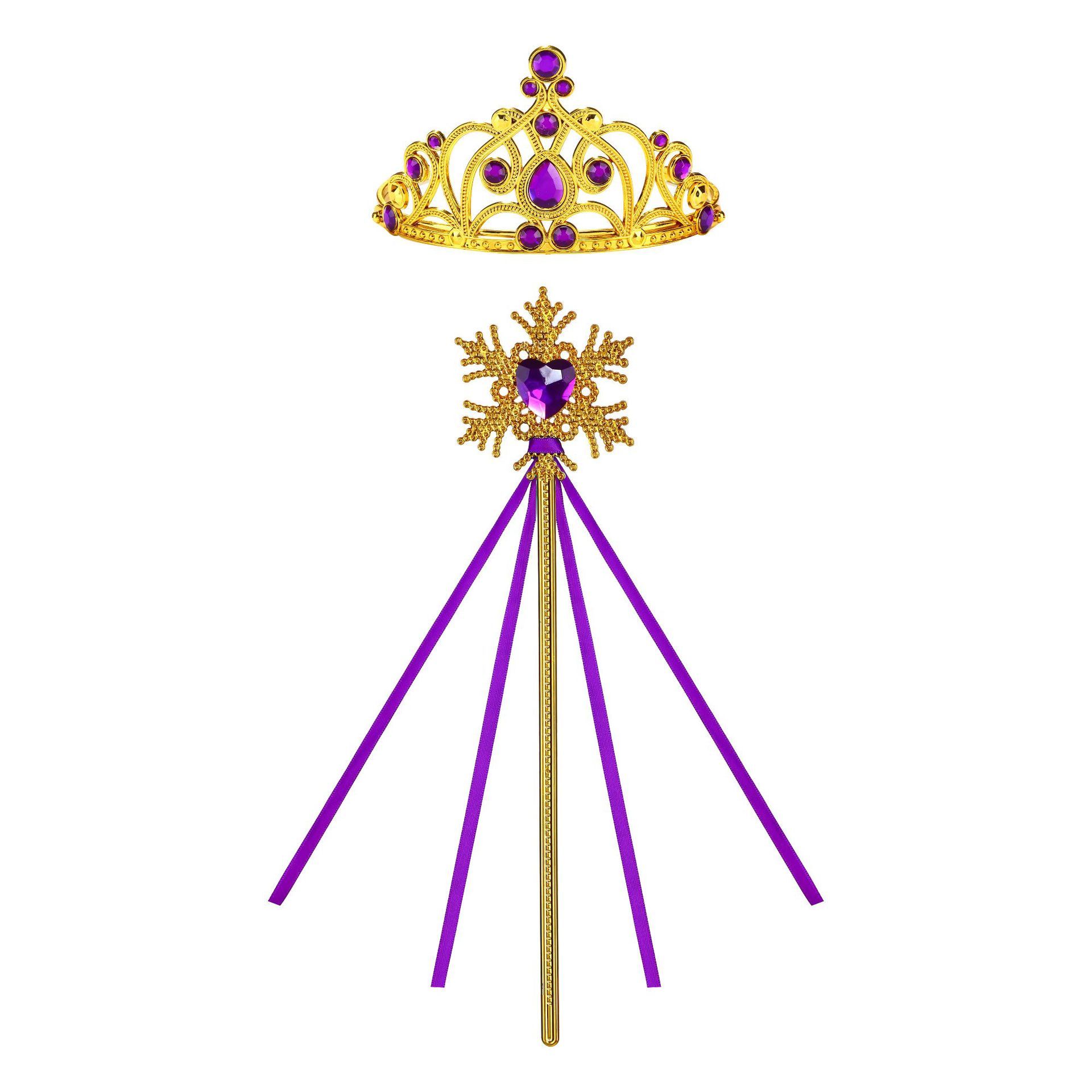 Bâton couronne violet