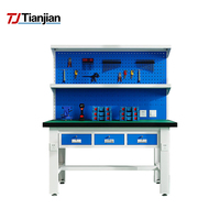 Banc de travail industriel robuste personnalisé pour station de soudage, six postes, pour assemblage de moules, en acier inoxydable, neuf