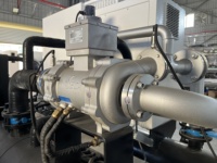 Grand refroidisseur à vis à eau, évaporateur 400TR, certifié ISO, haute efficacité, refroidissement automatique, écologique, pompe de productivité