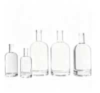 Nouvelles Bouteilles en Verre Vides Transparentes pour Essai de Formule, Idéales pour la Validation d'Emballages de Nouveaux Liqueurs (Bourbon, Vodka, Spiritueux)