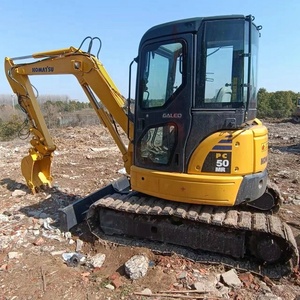 Venta caliente usado Komatsu PC50MR 5T excavadoras hidráulicas de segunda mano sobre orugas PC50 Mini excavadoras agrícolas núcleo del motor - Product Image 4
