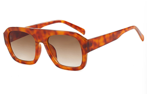 Bettega chùm Đơn Lớn khung vuông kính mát mới cá tính phụ nữ Kính mát qua biên giới kính mát dành cho phụ nữ - Product Image 6