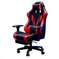 Chaise de jeu ergonomique en métal pour la maison, chaise de bureau inclinable, siège de jeu paresseux avec dossier, confortable pour longues sessions, réglable en hauteur, idéale pour dortoir