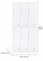 Armoire à vêtements moderne en acier à 4 portes avec serrure, facile à assembler, mobilier pour la maison, le bureau, le bâtiment, la salle de sport