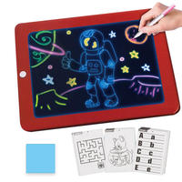 Tableau d'écriture de dessin à LED 3D Planche à dessin à lumière magique avec stylo de couleur