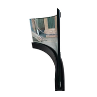 Terrasse Moderner U-Kanal für Glas geländer Schwimmbad Balkon Treppe Metall deck Aluminium U-Kanal Glas geländer für rahmen los