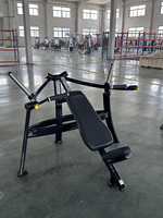 Machine de musculation professionnelle à charge libre pour press à la presse inclinée, pour la partie supérieure du torse, avec bras indépendants, robuste