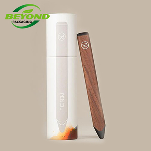 Biodegradable <span class=keywords><strong>Reciclado</strong></span> Kraft Core Impresión personalizada al por mayor Kraft Cartón Cilindro Embalaje Caja <span class=keywords><strong>de</strong></span> almacenamiento para lápiz - Product Image 3