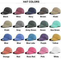 Gorra de Béisbol Vintage con Visera Curva, de Algodón Lavado con Pigmentos, Personalizable con Logotipo, para Deportes al Aire Libre, para Hombre y Mujer, JFB3