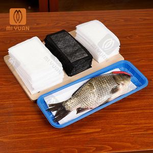 Commercial Wholesale Food Grade Moisture Soaker <b>Meat</b> Cut Glue Absorber Pad Supermarket Foam Tray Packaging & Printing Products - Product Image 2