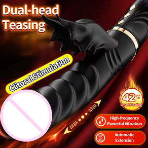 ไวเบรเตอร์รุ่นใหม่ปี 2026 ดีไซน์นางฟ้าปีศาจ สำหรับผู้หญิง แบบเสียบอัตโนมัติ หดได้ ของเล่นผู้ใหญ่ไฟฟ้า สำหรับการสำเร็จความใคร่ด้วยตนเอง - Product Image 3