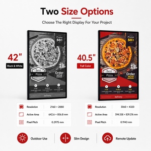 Pantalla Digital de Tinta Electrónica a Todo Color de 40.5 Pulgadas, Cartel de Papel Electrónico para Exteriores, para Publicidad en Centros <span class=keywords><strong>Comerciales</strong></span> y <span class=keywords><strong>Avisos</strong></span> Públicos - Product Image 3