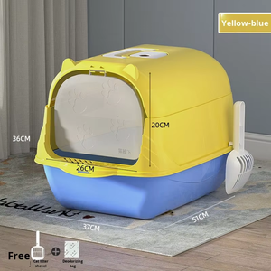 Litière pour animaux de compagnie extra-large en plastique, entièrement ou semi-fermée, à conception <span class=keywords><strong>automatique</strong></span> et fermée, personnalisable, vente en gros du fabricant, à prix abordable - Product Image 5