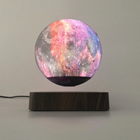 Lámpara de Mesa con Globo de Levitación Magnética, Rotación Automática, Decoración para el Hogar, Luces Decorativas para Escritorio, Venta Directa de Fábrica