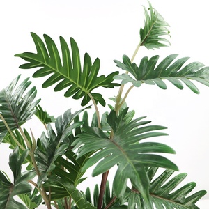高さ60cm 19lvs人工フィロデンドロン植物盆栽