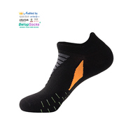 Chaussettes de cheville unies et colorées pour hommes, vente en gros directe usine Chine