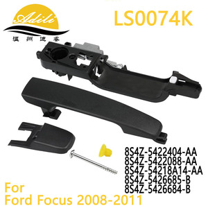 มือจับประตูอาดิลี LS0074K สำหรับฟอร์ดโฟกัส 2008-2011 พลาสติกสีดำโลหะ - Product Image 1