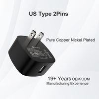 Amérique du Nord Canada Plug FCC UL CUL ETL Certified 5V USB Charger 5Volt 1amp 2amp 3amp Micro USB Power Adapter for Beauty Device