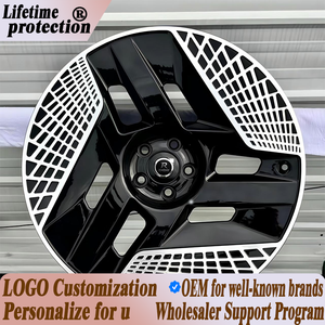 Jantes <span class=keywords><strong>Aero</strong></span> Mesh forgées sur mesure de 18 à 22 pouces, noires et usinées, pour BMW M3 M4 AMG C63 Porsche 911 Lexus IS Audi RS5 OEM - Product Image 1