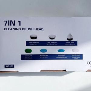 Ws101 <b>Cleaning</b> <b>Brush</b> Head 7 In 1 Multi Functional <b>For</b> Household Use With Microfiber And Plastic Parts - Product Image 1