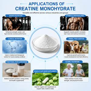 Creatina Monohidrato Micronizada de Alta Calidad al por Mayor, 1 kg, 200 Mallas, 99% de Pureza, en Bolsa, Certificada por FCC/USP/<span class=keywords><strong>BP</strong></span> - Product Image 2