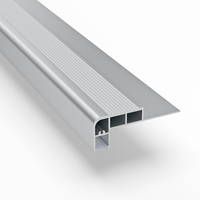Escalier d'extrusion led profilé en aluminium pour bande led