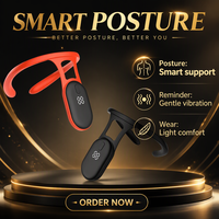 Correcteur de posture intelligent portable avec alerte vibrante pour la prévention de la cyphose et le suivi de la posture assise